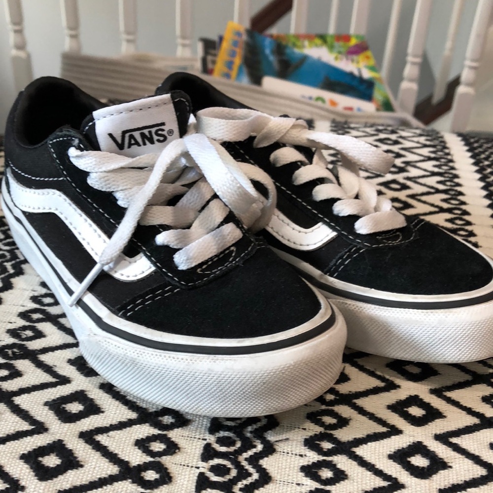 Vans Black and White Old Skool Sneakers